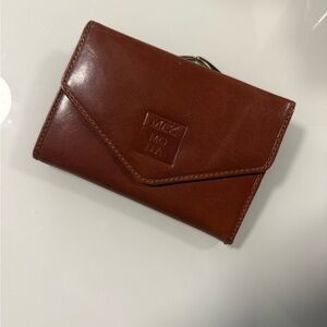 Max Moda Brown Leather Wallet